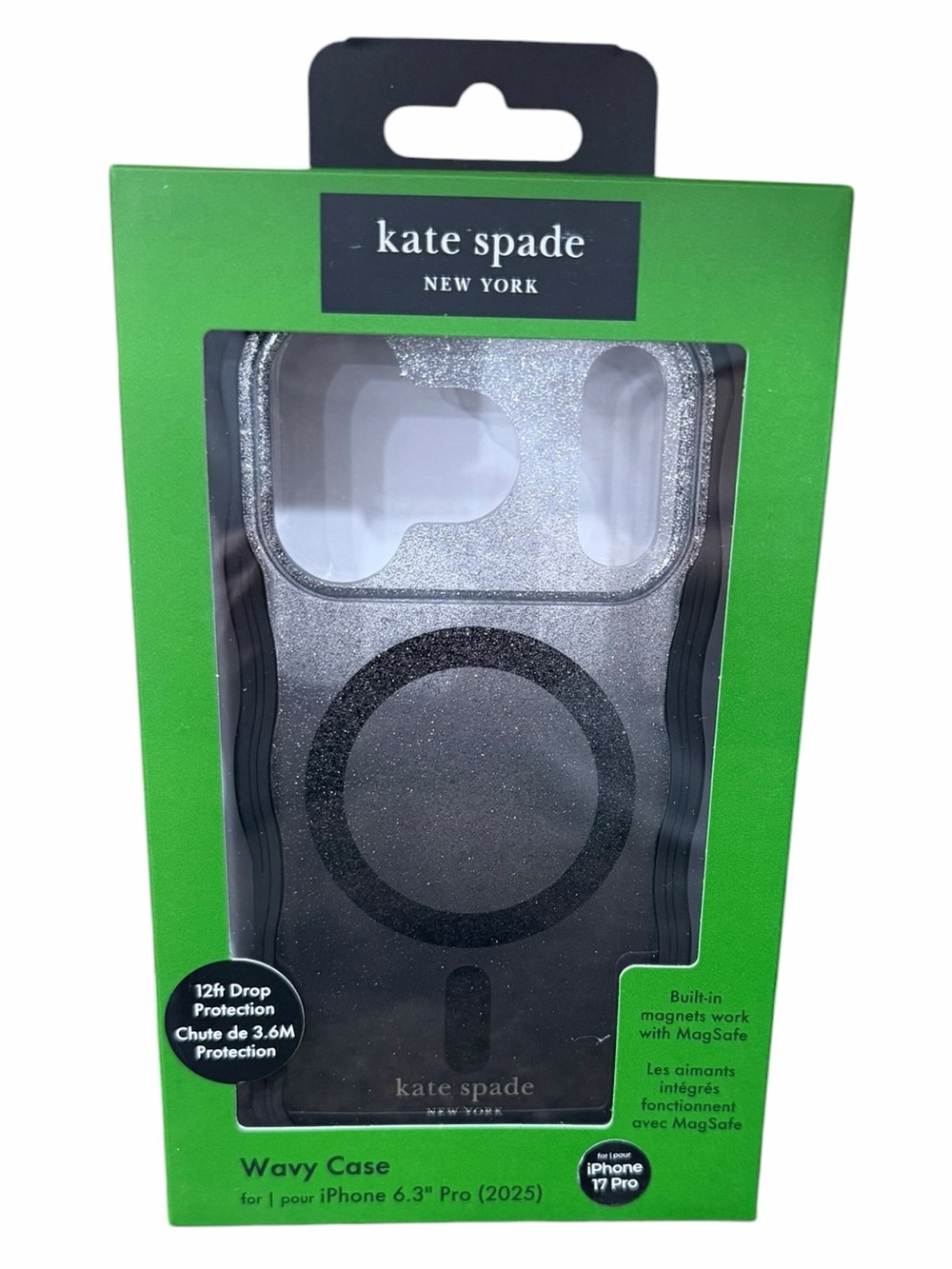 kate spade new york Wavy Case with MagSafe for iPhone 17 Pro - Nightfall